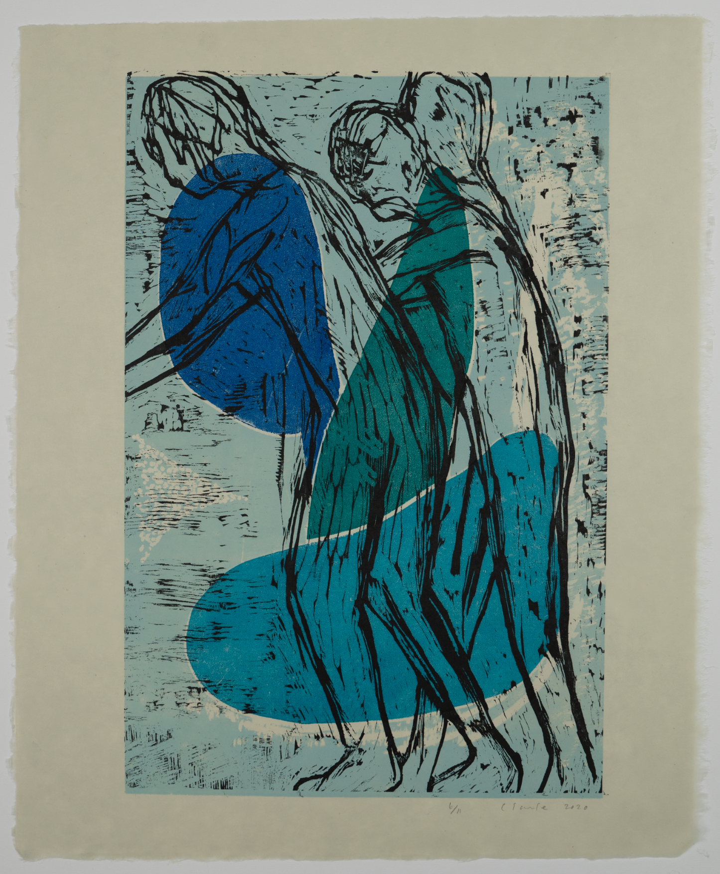 Les trois bleus